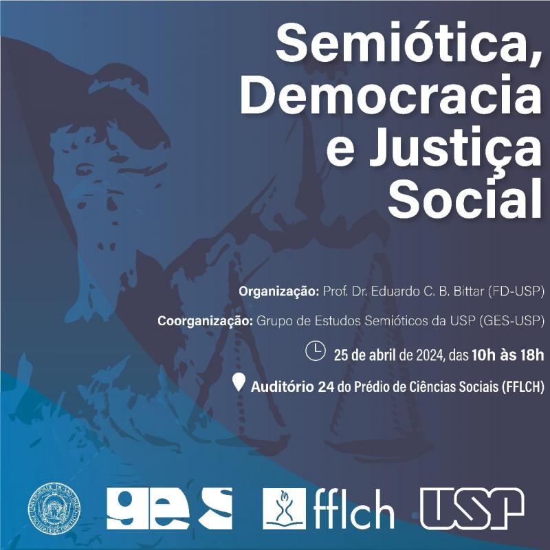 Cartaz com informações do evento